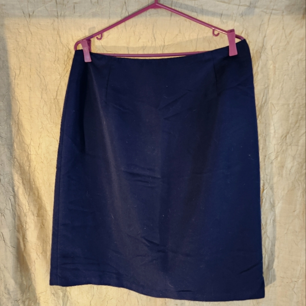 Alia Royal Pencil Skirt